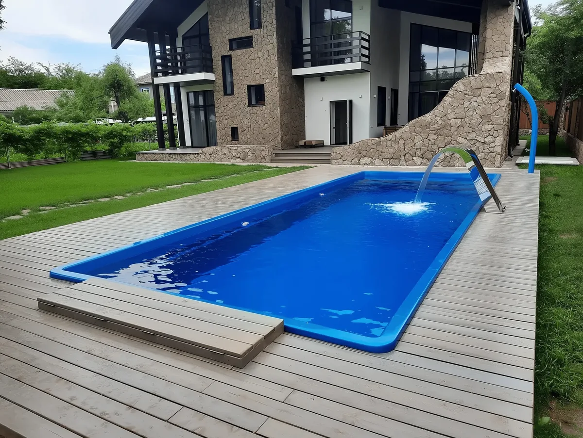 Композитный бассейн Laguna 9 — вид сверху в Астрахани