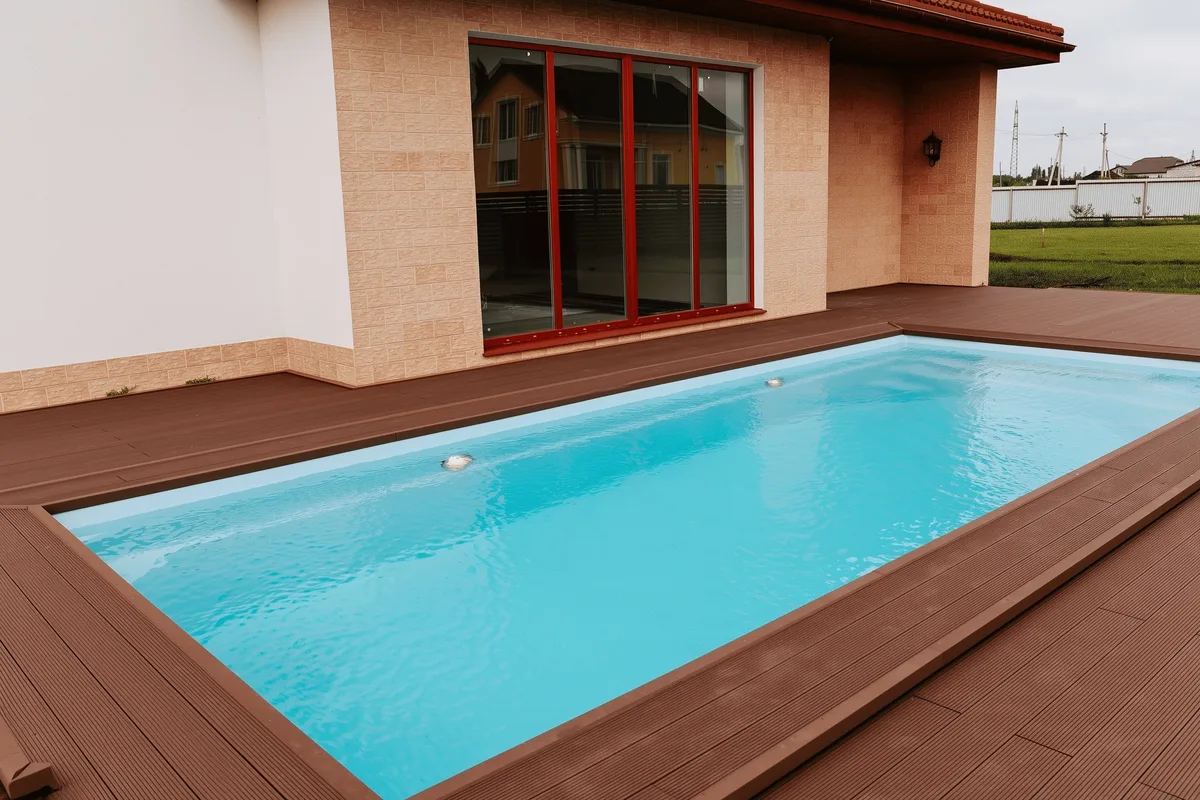 Композитный бассейн Laguna 8 — вид сверху в Астрахани